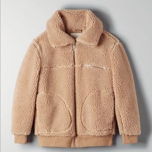 Aritzia Wilfred Free Teddy Jacket.